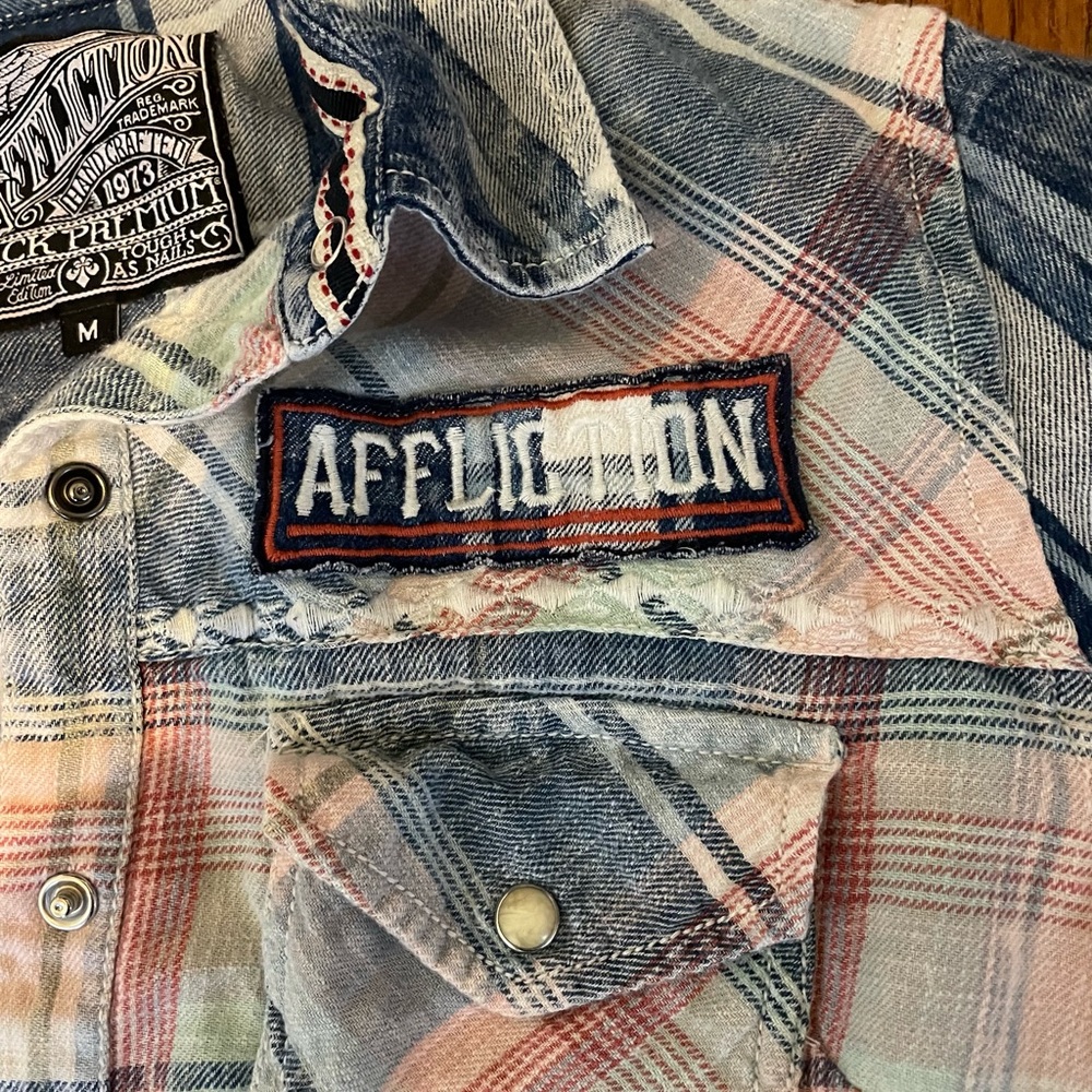 Affliction Button Up Medium